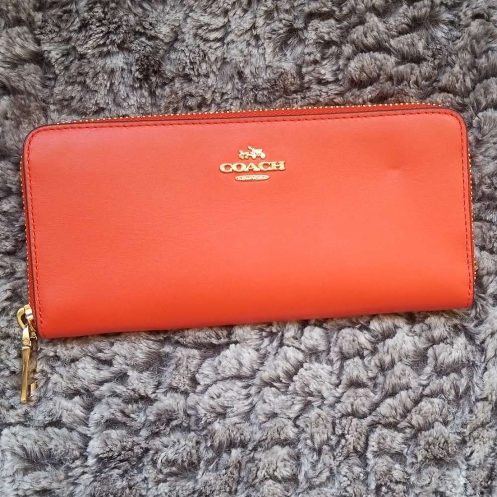 Accordion Zip Wallet ( Coach)